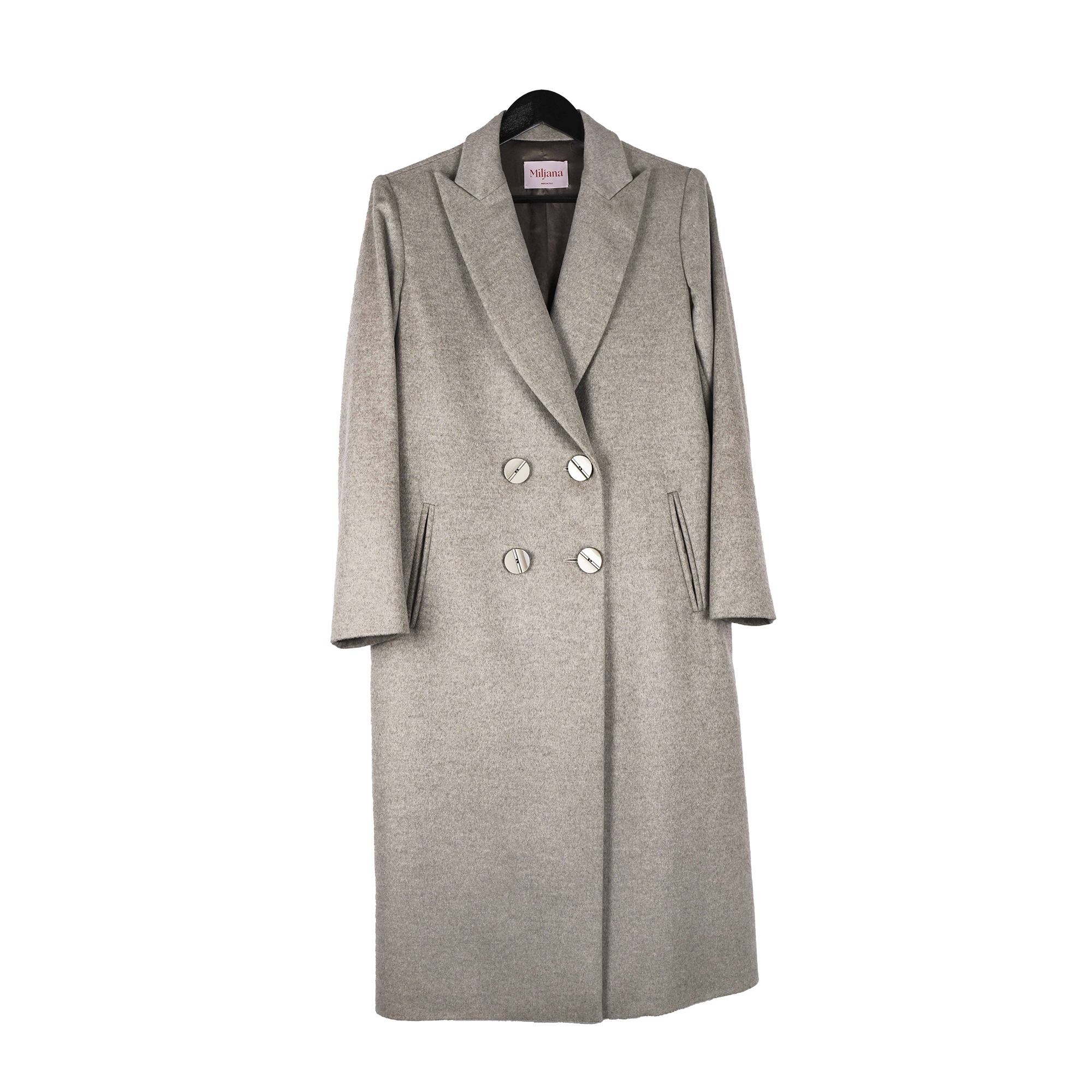 cappotto grigio cashmere