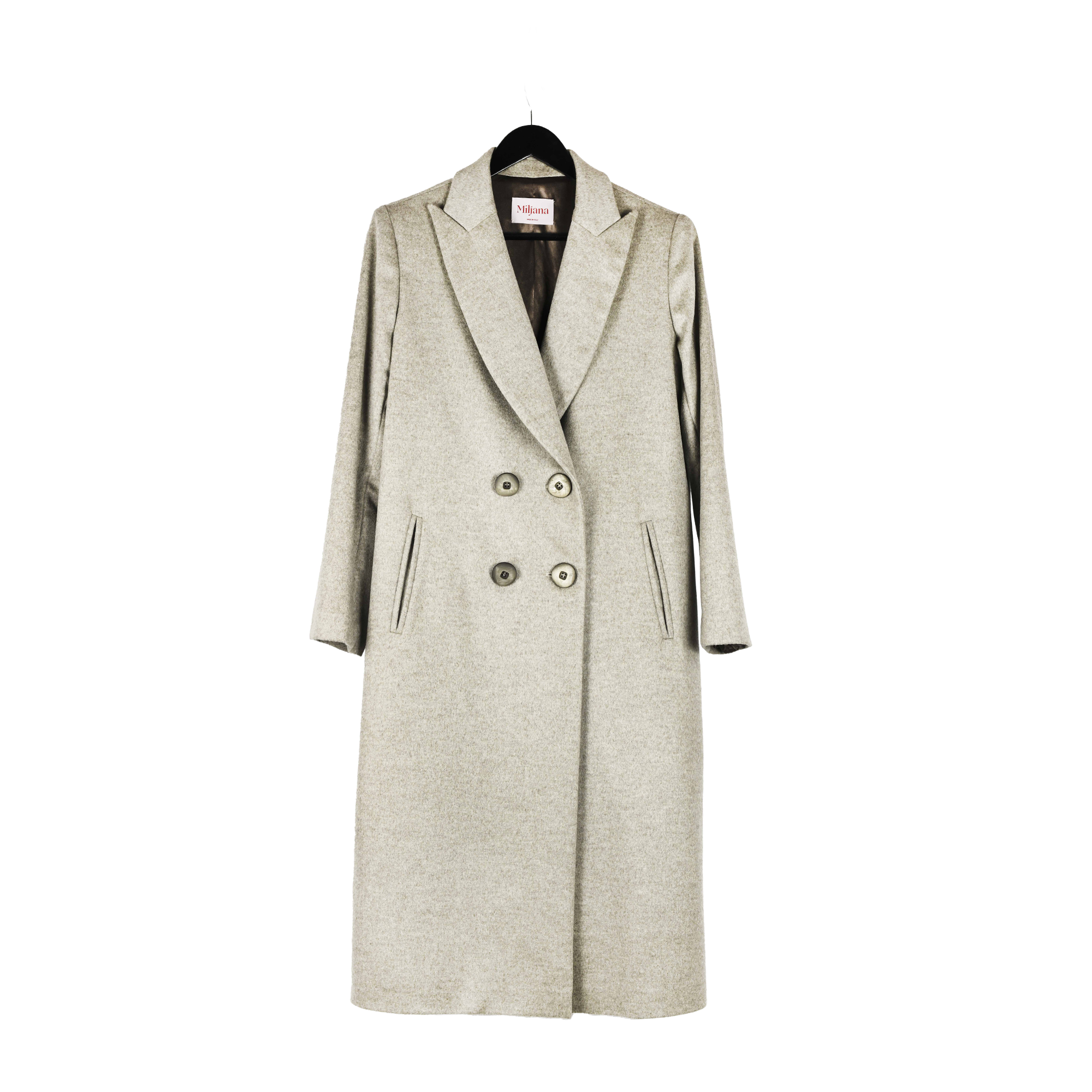 cappotto grigio cashmere